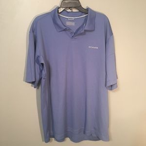 Blue Men's Columbia Polo